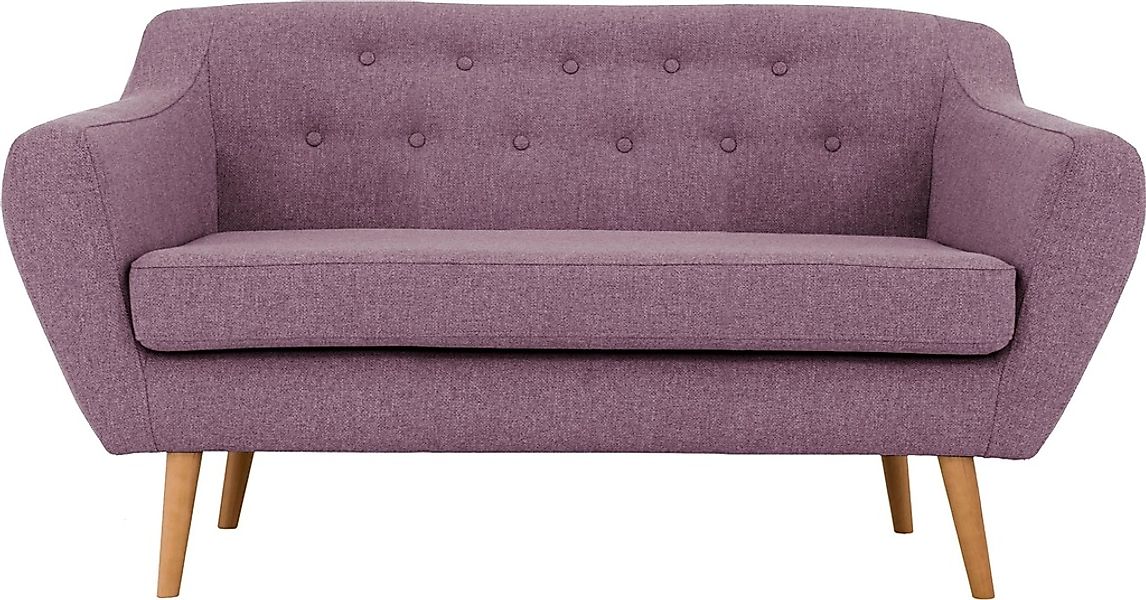 Home affaire 2-Sitzer "Renne" mit Heftung im Rücken im skandinavischem Stil günstig online kaufen