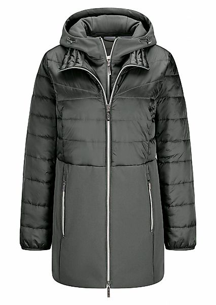 GOLDNER Langmantel "Steppmantel mit Softshell-Einsatz" günstig online kaufen