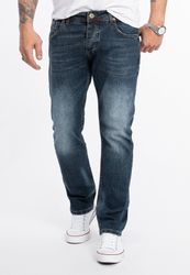 Rock Creek Straight-Jeans Herren Jeans Stonewashed günstig online kaufen