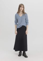 Hessnatur Strickrock aus reiner Bio-Baumwolle (1-tlg) günstig online kaufen