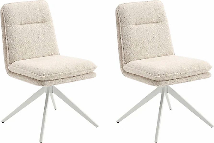 Home affaire Esszimmerstuhl »Valencia« (Set) 2 Stk. Boucle verschiedene Ges günstig online kaufen