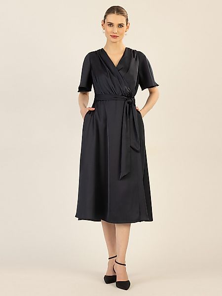 Apart Midikleid us mattschimmerndem Satin günstig online kaufen