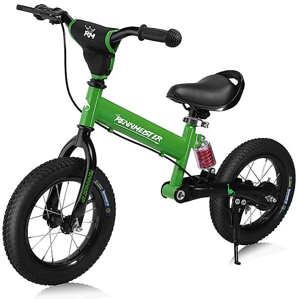 Rennmeister Laufrad Dunkelgrün, ab 3 Jahren Lauflernrad Balance Bike Höhenv günstig online kaufen