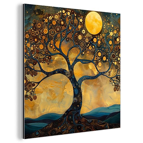 MuchoWow Metallbild Baum - Industriell - günstig online kaufen
