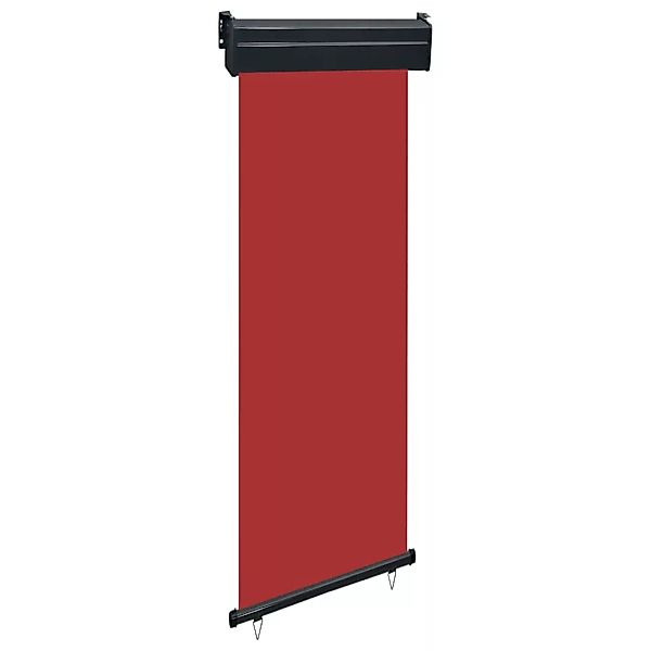 Balkon-seitenmarkise 60 × 250 Cm Rot günstig online kaufen
