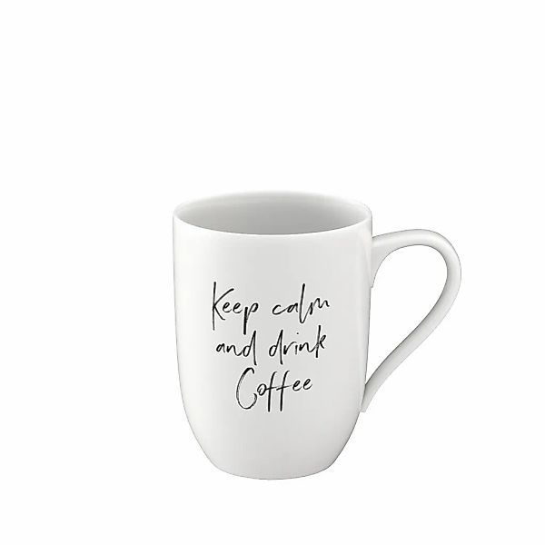 Villeroy & Boch Becher "Becher Keep calm and drink Coffee Statement 290 ml günstig online kaufen