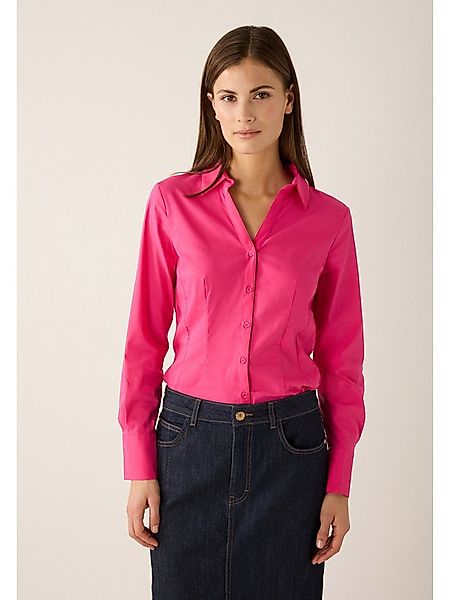 MORE&MORE Langarmbluse klassische Businessbluse, tailliert günstig online kaufen