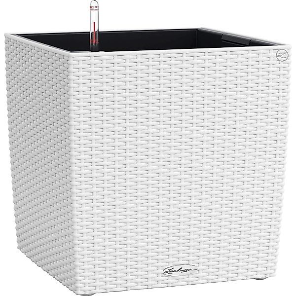 Lechuza Pflanzgefäß Cube Cottage 40 cm x 40 cm x 40 cm Weiß günstig online kaufen