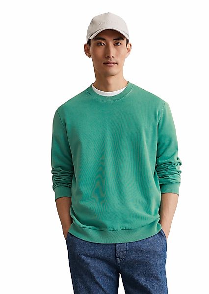 Marc OPolo Sweatshirt, Basic, mit Rippbündchen, regular, leichter Sommer-Sw günstig online kaufen