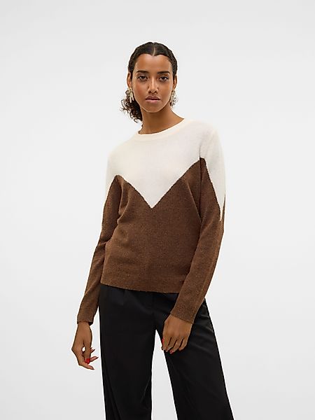 Vero Moda Strickpullover VMPLAZA LS BLOCK günstig online kaufen