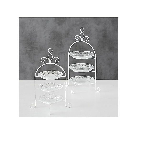 BOLTZE Dekoschale Etagere Madita, 37cm, Klarglas günstig online kaufen