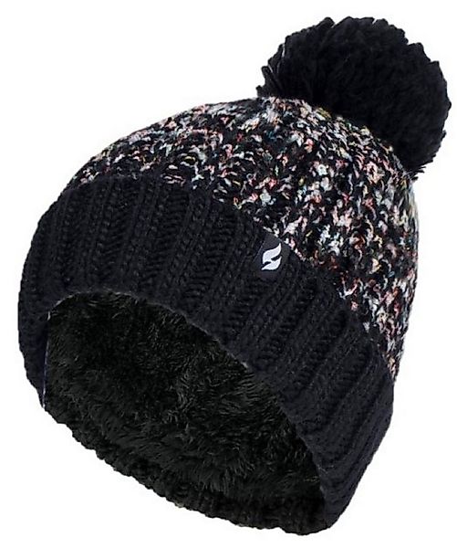 Heat Holders Bommelmütze Damenmütze EIDDA texturiert mit PomPom Bommel wein günstig online kaufen