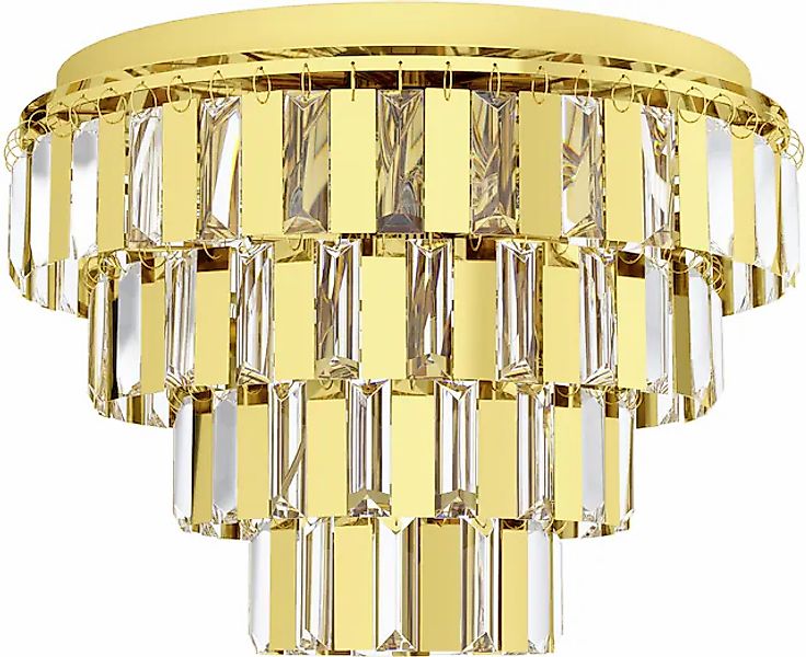 EGLO LED Deckenleuchte »ERSEKA Deckenlampe - Stahl - E14 - 7X40W - IP20« E1 günstig online kaufen