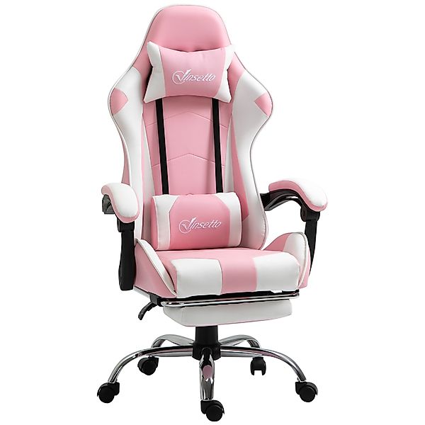 Vinsetto Gamingstuhl Computerstuhl Ergonomischer Bürostuhl mit Kopfstütze L günstig online kaufen