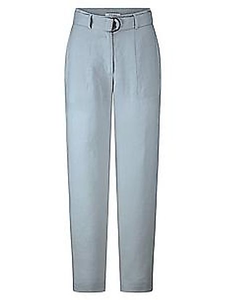 Knöchellange Wide Fit-Hose Peter Hahn blau günstig online kaufen