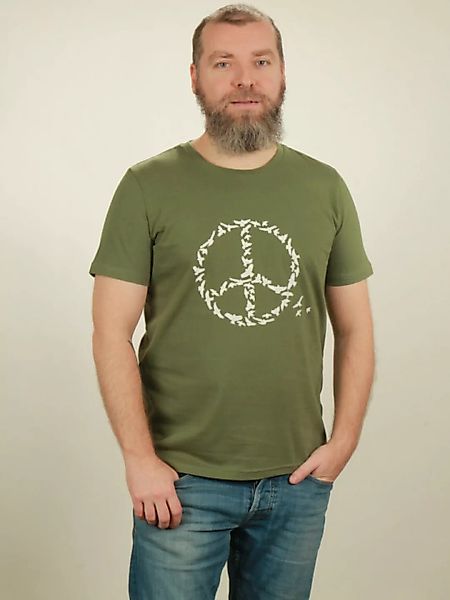 T-shirt Herren - Peace - Green günstig online kaufen