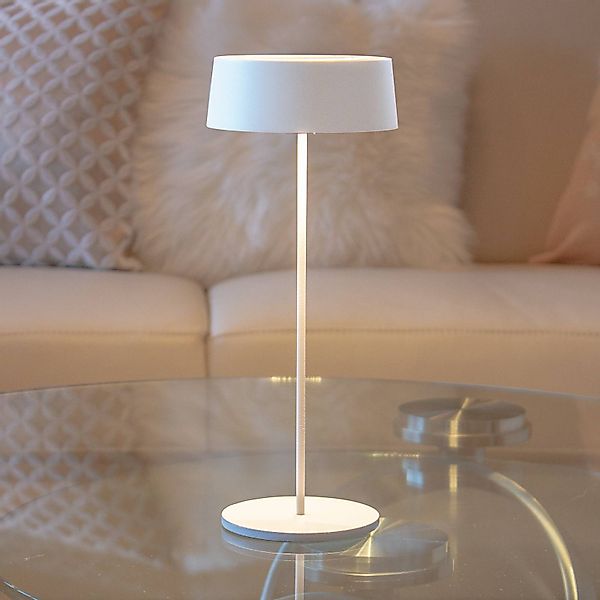 LED-Akku-Tischleuchte Cocktail, dimmbar, weiß günstig online kaufen