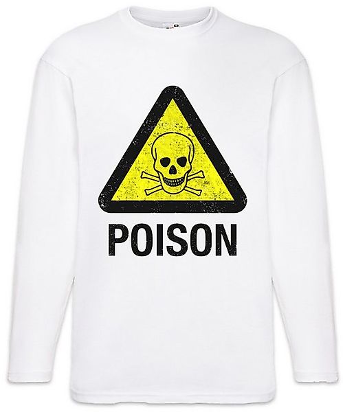 Urban Backwoods Langarmshirt Caution Poison Vintage Logo Sign Langarm T-Shi günstig online kaufen