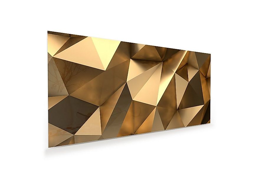 Primedeco Glasbild Wandbild Abstrakte Formen 3D mit Aufhängung, 3D (21 vers günstig online kaufen