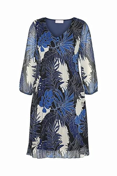 Cassis A-Linien-Kleid Kurzes Plisseekleid Mit Blumenmuster (1-tlg) günstig online kaufen