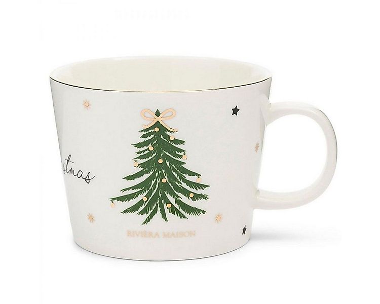 Rivièra Maison Geschirr Henkelbecher Tasse Have a Wonderful Christmas günstig online kaufen