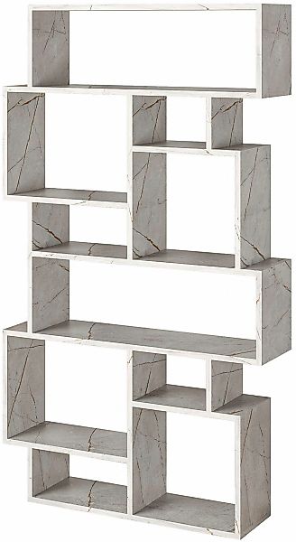 Decortie Bücherregal "Karmato Bücherregal", (Packung), Leichte Montage, Lag günstig online kaufen