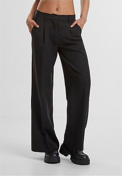 URBAN CLASSICS Stoffhose Ladies Wide Leg Trousers günstig online kaufen