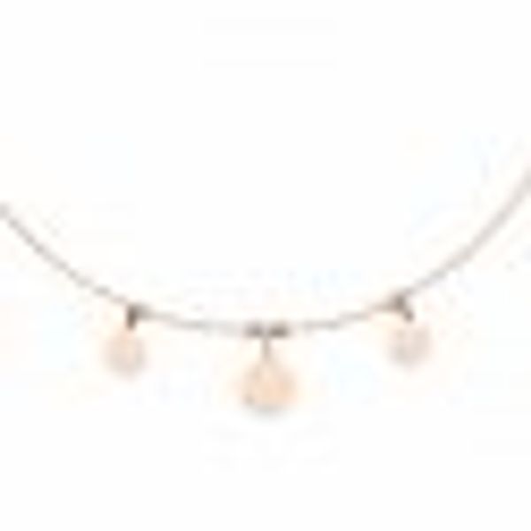 Anhänger mit Kette 925/- Sterling Silber rosévergoldet runde Plättchenkette günstig online kaufen