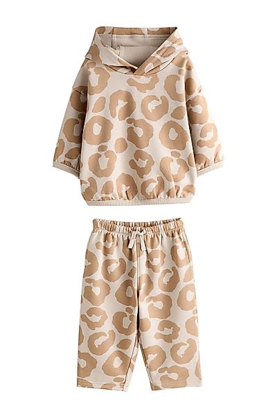 Next Sweatanzug Blockfarben-Kapuzensweatshirt und Jogginghose (2-tlg) günstig online kaufen