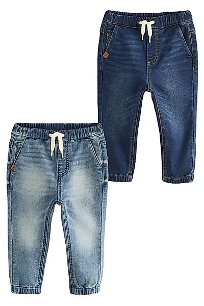 Next Comfort-fit-Jeans 2er-Pack Jogger-Jeans mit Komfort-Stretch günstig online kaufen