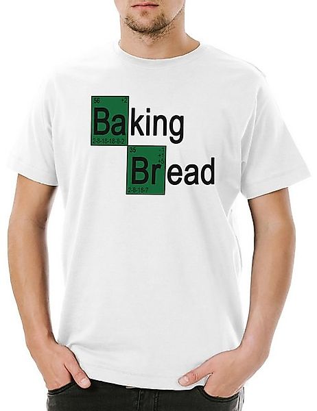 Urban Backwoods Print-Shirt Baking Bread Herren T-Shirt Bäcker Brot Backen günstig online kaufen