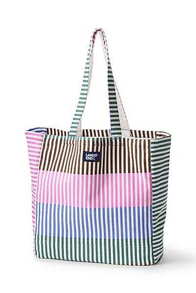 Faltbare Strandtasche, Damen, Größe: Einheitsgröße Erwachsener, Pink, Baumw günstig online kaufen