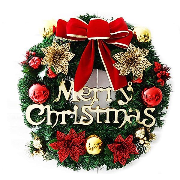 Coonoor Dekokranz 30cm Künstlicher Weihnachtskranz Türkranz günstig online kaufen
