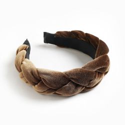 Coonoor Haargummi Samt Haarreif Geflochten Stirnband günstig online kaufen