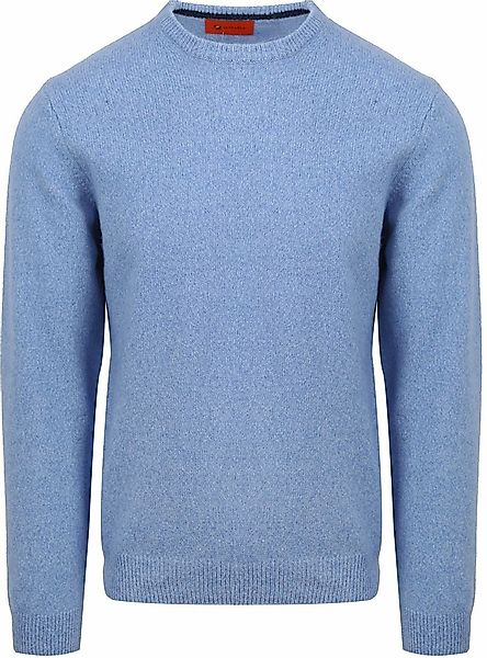 Suitable Lammwolle Pullover Rundhals Hellblau - Größe XXL günstig online kaufen