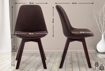 CLP Esszimmerstuhl Borneo, Stoff-Bezug, Lehnstuhl mit günstig online kaufen