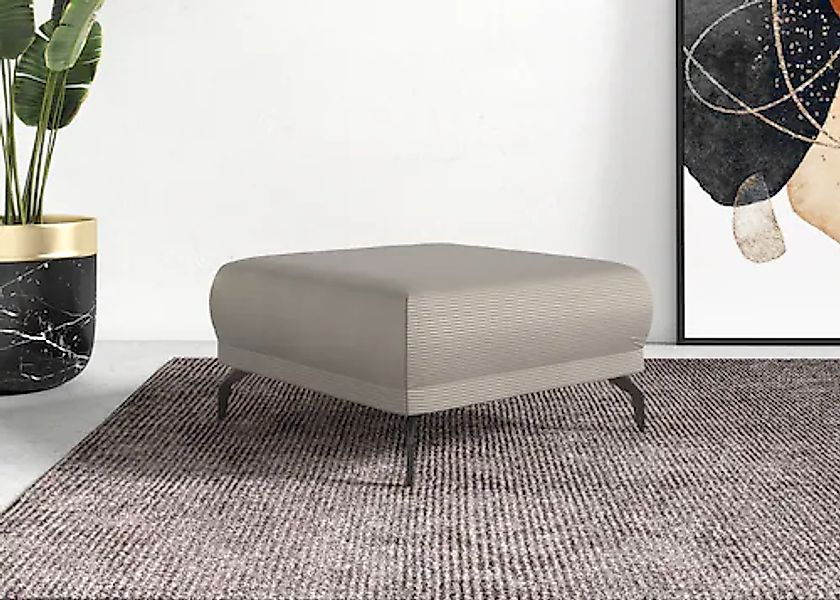 Home affaire Hocker »Coco« Cord-Bezug in 2 Ausführungen, Füßen 15 cm hoch günstig online kaufen