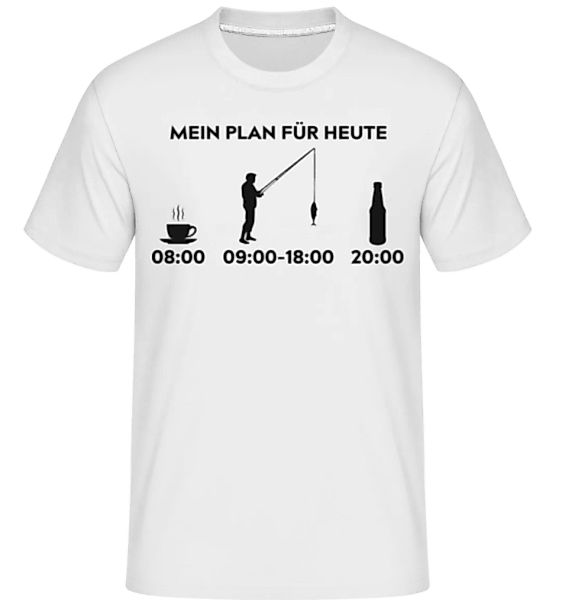 Mein Plan Fuer Heute Angeln · Shirtinator Männer T-Shirt günstig online kaufen