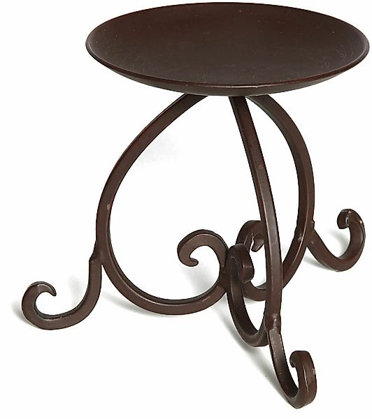 Ambiente Haus Kerzenständer "aus pulverbeschichtetem Metall, Höhe ca. 11 cm günstig online kaufen