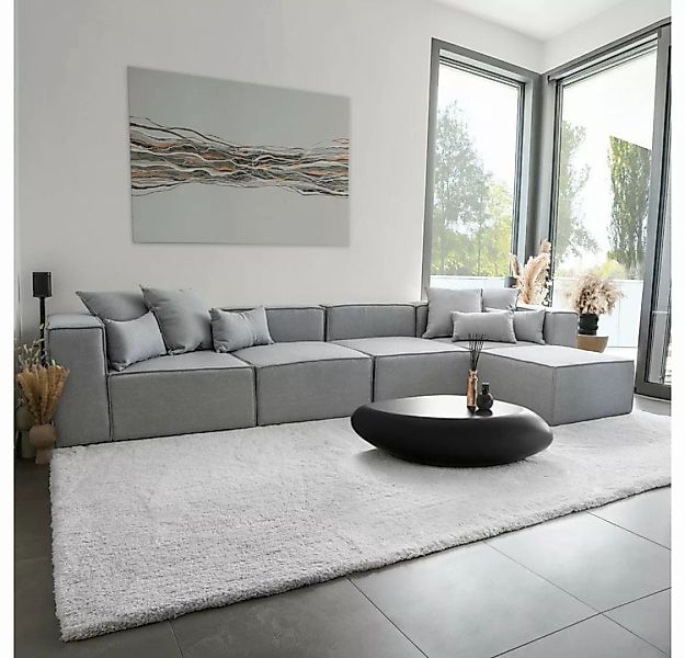 HOME DELUXE Sofa Modulares Sofa VERONA XL, Ecksofa Wohnlandschaft Modulsofa günstig online kaufen