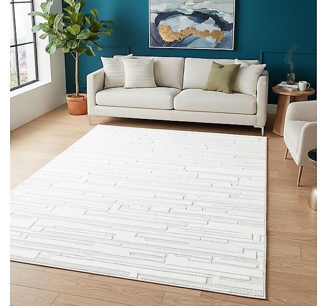 Vimoda Designteppich Stein Optik, 3D Motiv, Uni, Rechteckig, Höhe: 11 mm, B günstig online kaufen