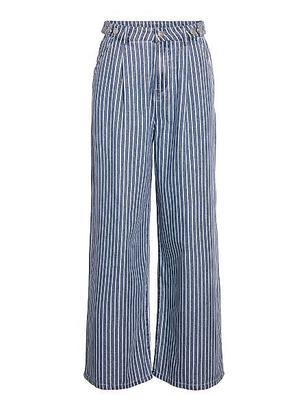 Noisy may Stoffhose Gestreiftes Denim Design günstig online kaufen