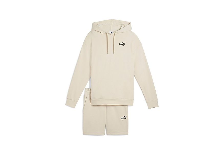 PUMA Trainingsanzug SHORT HOODED RELAXED SWEAT SUIT 7" TR OP (2-tlg) günstig online kaufen