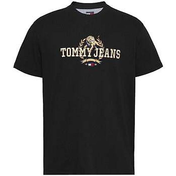 Tommy Jeans  T-Shirts & Poloshirts Embroidered Varsity T-Shirt Black günstig online kaufen