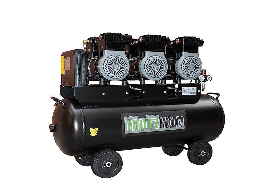 TRUTZHOLM Kompressor Flüster Luftdruckkompressor 100L Kessel 62 dB leise 45 günstig online kaufen