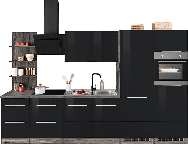 KOCHSTATION Küchenzeile »KS-Brindisi Breite 330 cm«, wahlweise mit E-Geräte günstig online kaufen