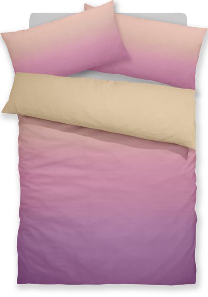 my home Bettwäsche "Jareth" 2 Stk. tlg. 100 % Polyester, sehr weich, allerg günstig online kaufen