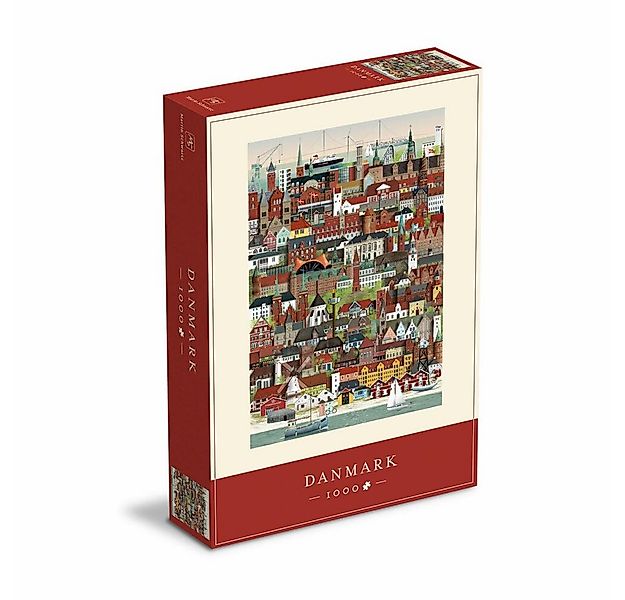 Martin Schwartz Puzzle Dänemark / Danmark 50 x 70, 1000 Puzzleteile günstig online kaufen