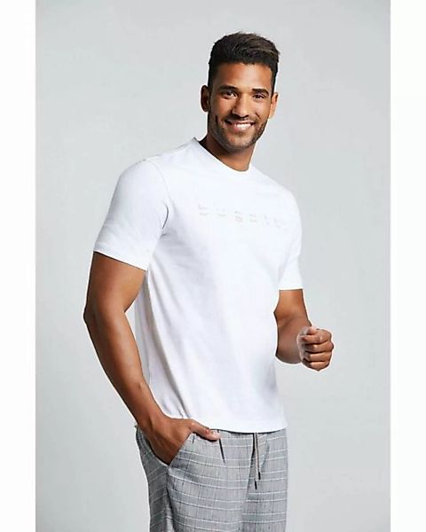 bugatti T-Shirt 8350-35107-10 Rundhals-Ausschnitt, 100% Baumwolle, Körperna günstig online kaufen