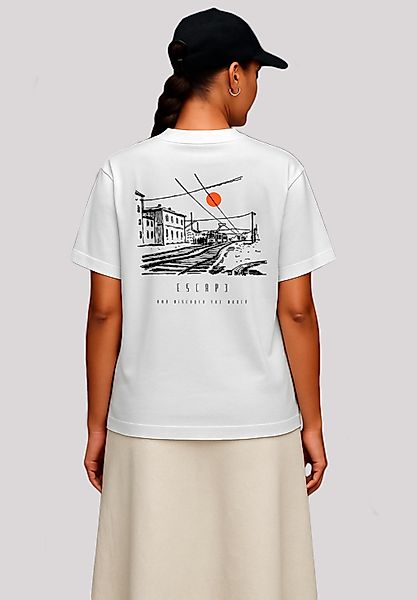 F4NT4STIC T-Shirt "Oversize Escape Discover the World Town", Premium Qualit günstig online kaufen